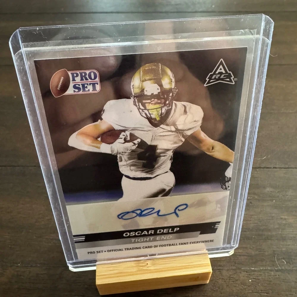 Leaf Pro Set Trading Card Oscar Delp White Autograph Rookie Card PSA-OD1
